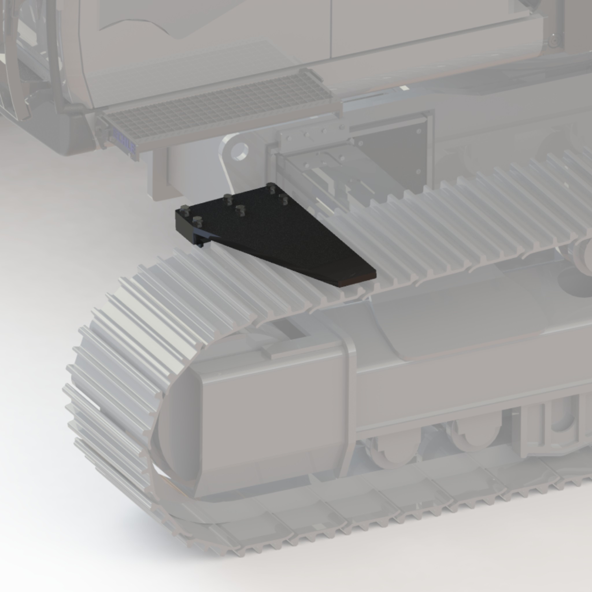 Chain scraper kit 4 pieces for the excavator